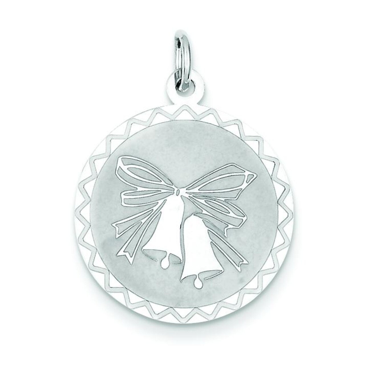 Sterling Silver Wedding Bells Charm Jewelry Jewelry 26mm x 20mm